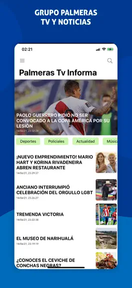 Game screenshot Grupo Palmeras TV hack