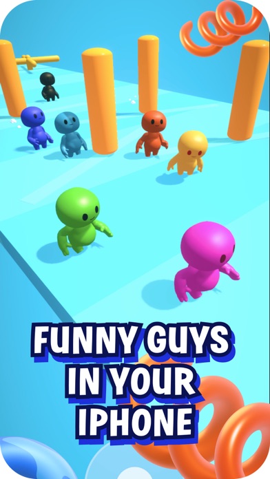 Fall Dudes - Party Royal Race Screenshot