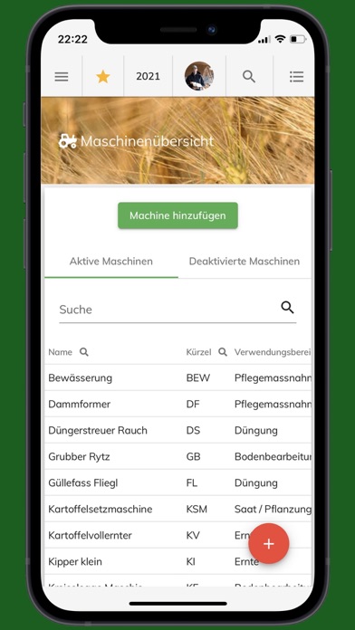 eFeldkalender Screenshot