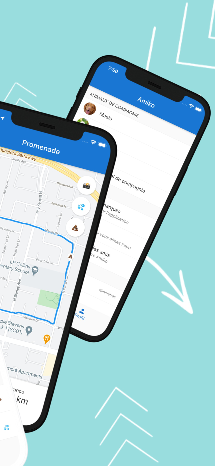Amiko - Dog walk tracker