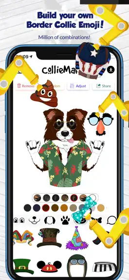 Game screenshot CollieMoji - Original Stickers mod apk