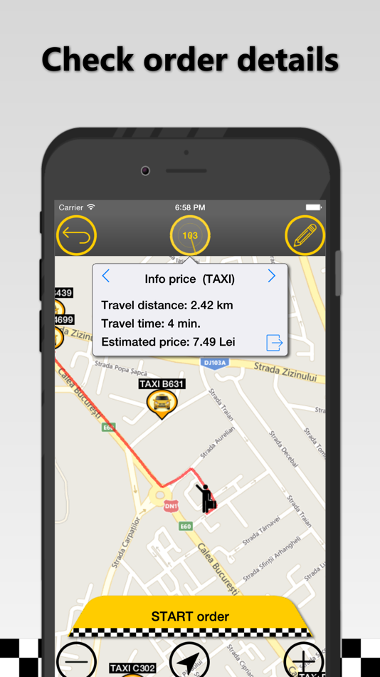 #3. VIP TAXI Codlea (iOS) 由: SC ENHANCED TERMINALS FOR TELEPHONY EMULATION SRL