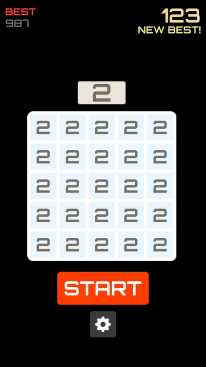 2048 Falling Numbers