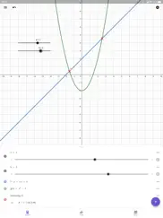 geogebra grafikrechner ipad bildschirmfoto 1