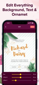 Wedding Card Maker - Editor screenshot #3 for iPhone