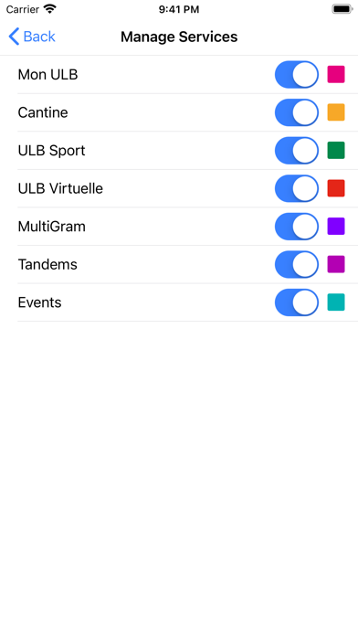 ULB CampusLife Screenshot
