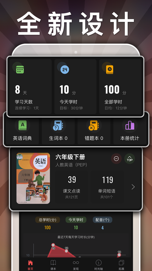 #1. 六年级英语下册-小学英语人教版PEP人教点读App (iOS) Bởi: 健 侯