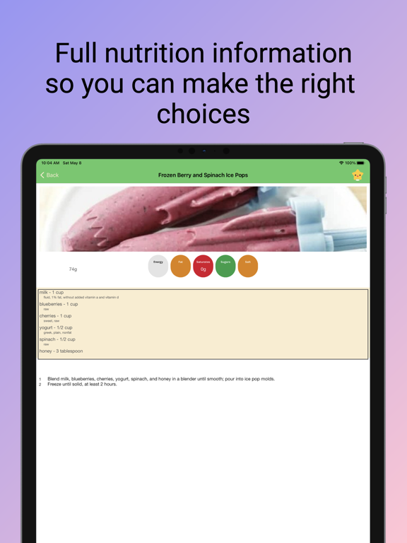 Screenshot #5 pour Anabel Kids Recipes