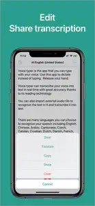 Voice Transcriber - Dictation screenshot #3 for iPhone