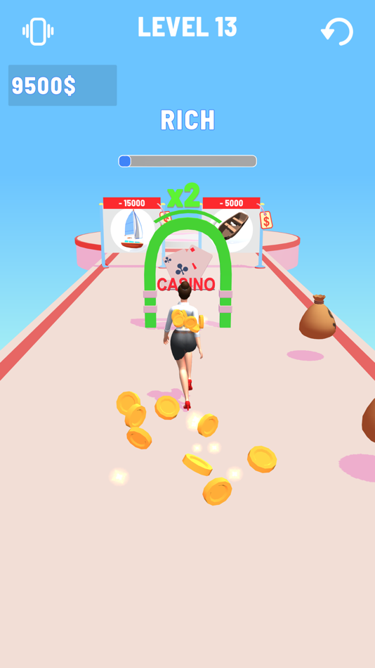 #4. Race To Riches (iOS) 由: LIPSAR STUDIO, OOO