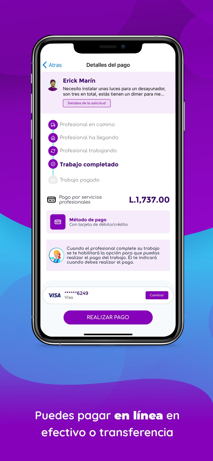 Betty, Servicios Profesionales