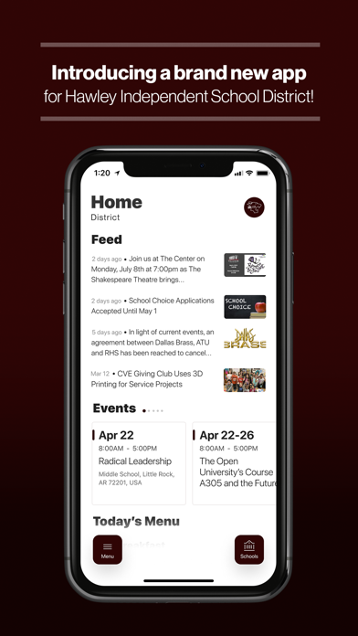 Hawley Independent School,  TX Screenshot