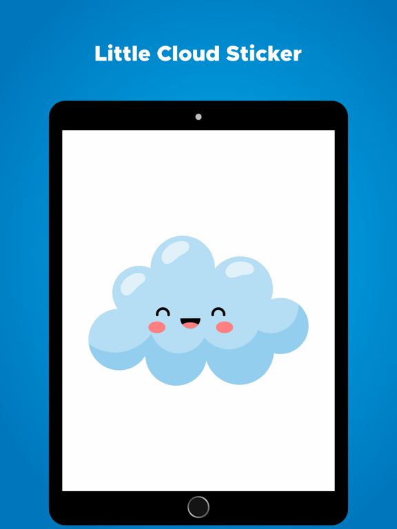 Screenshot #4 pour Little Cloud Emojis