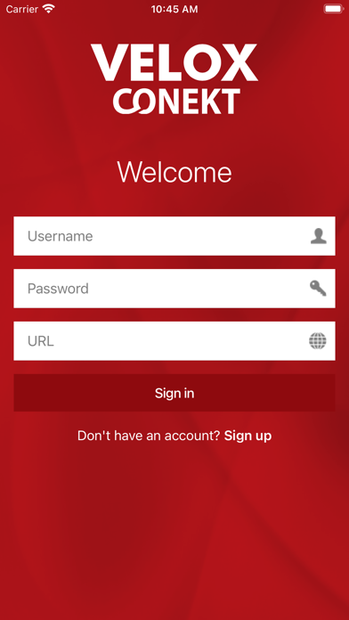 VELOX CONEKT Screenshot