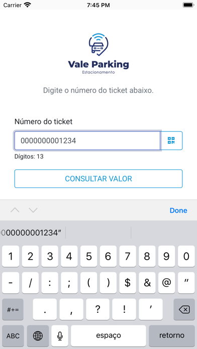 Vale Parking Estacionamento Screenshot