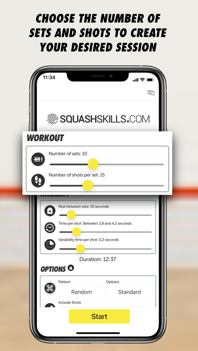 Screenshot #1 pour SquashSkills Ghosting