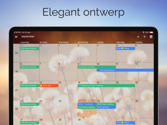 One Calendar iPad app afbeelding 2