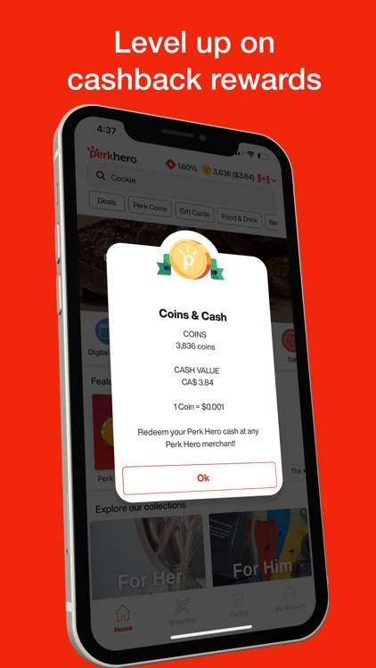Perk Hero Shopping with Perks