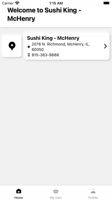 Sushi King - McHenry Screenshot