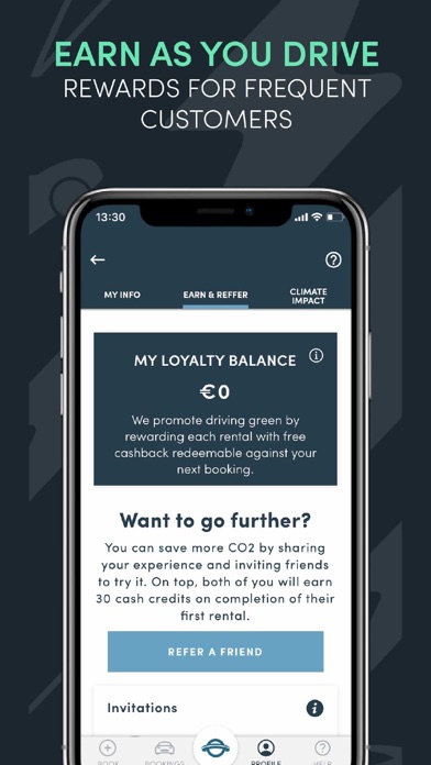 UFODRIVE 24/7 EV Car Rental Screenshot