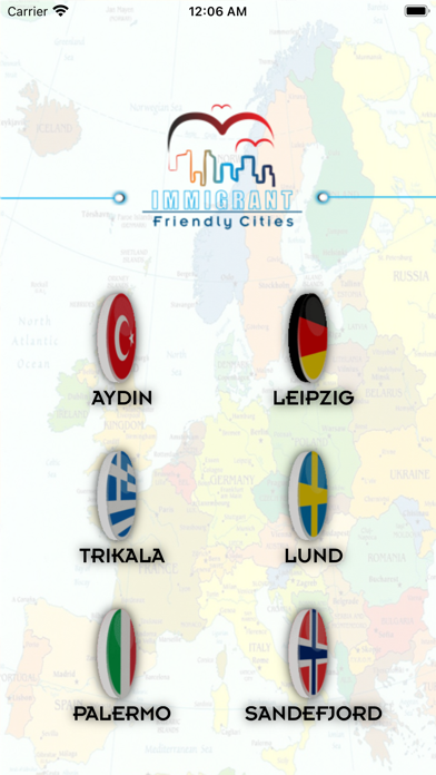 Immigrant Friendly Cities Screenshot
