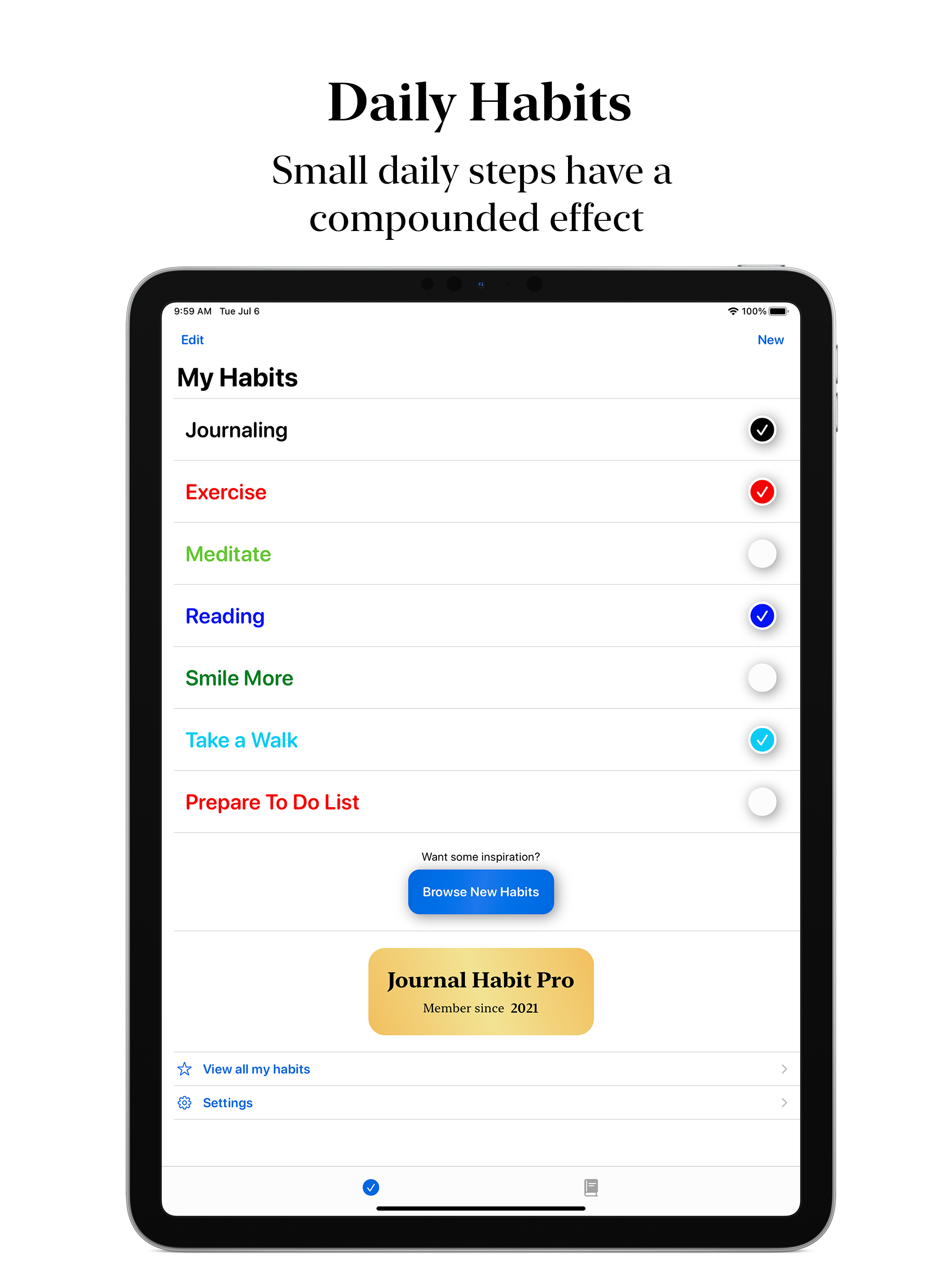 Journal Habit screenshot 5