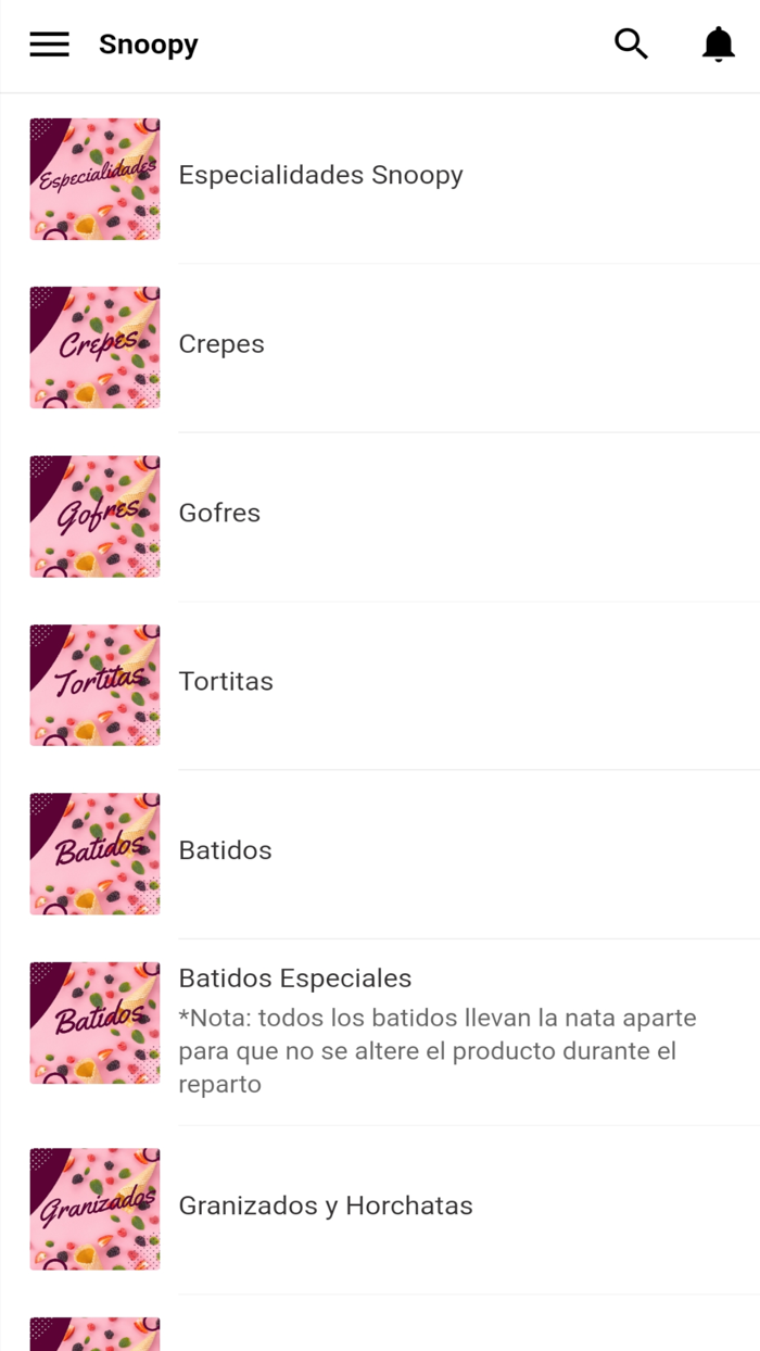 Heladería Crepería Snoopy