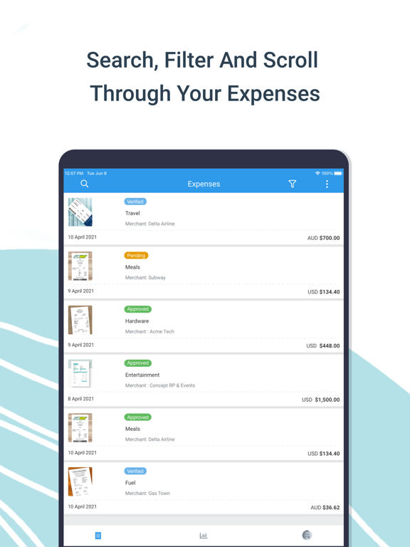 Screenshot #5 pour Avaza Expenses