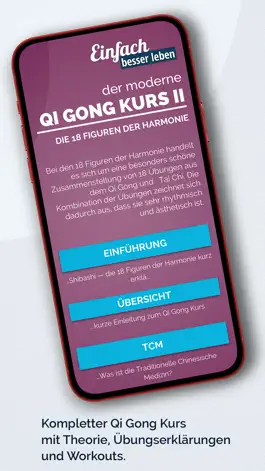 Game screenshot Qi Gong Kurs II apk