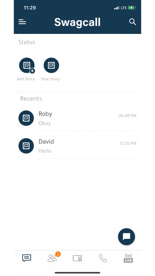 #2. Swagcall (iOS) Podle: Okuji Agwu Ogbuagu