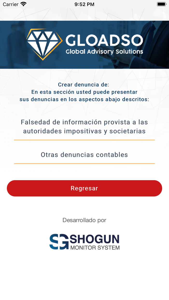 GLOADSO Línea ética /