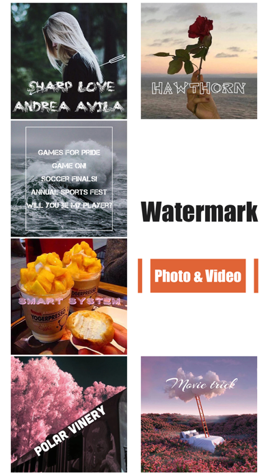 Screenshot #1 pour Watermark+ Photo Video