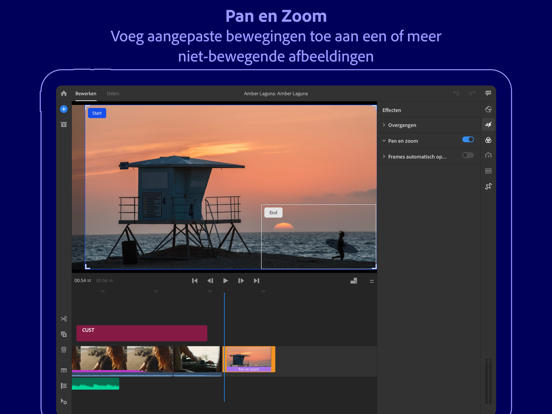 Adobe Premiere Rush: Video iPad app afbeelding 10