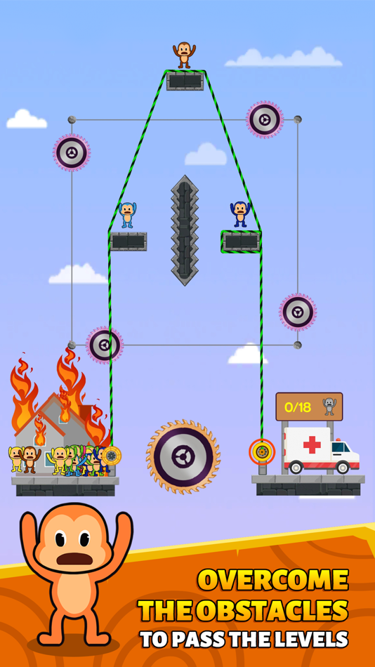 #1. Monkey Rope Puzzle (iOS) 由: Ha Hoang