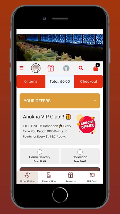 Anokha Indian Restaurant Screenshot