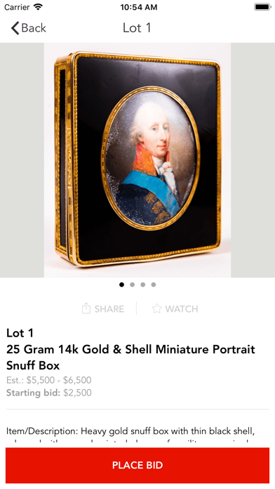 Taurus Auctions Screenshot
