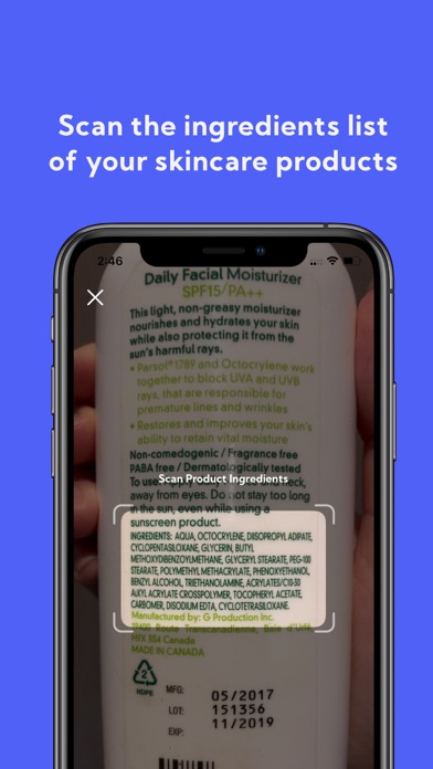 SKINS - Skincare Analyzer Screenshot