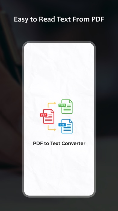 Screenshot #1 pour PDF to TEXT Converter Pro