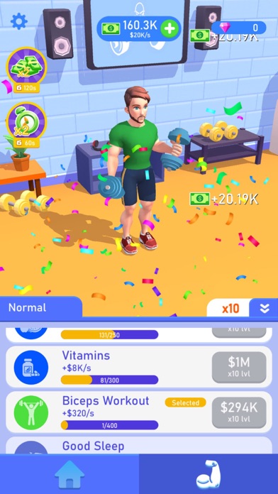 Idle Workout Success Life Screenshot