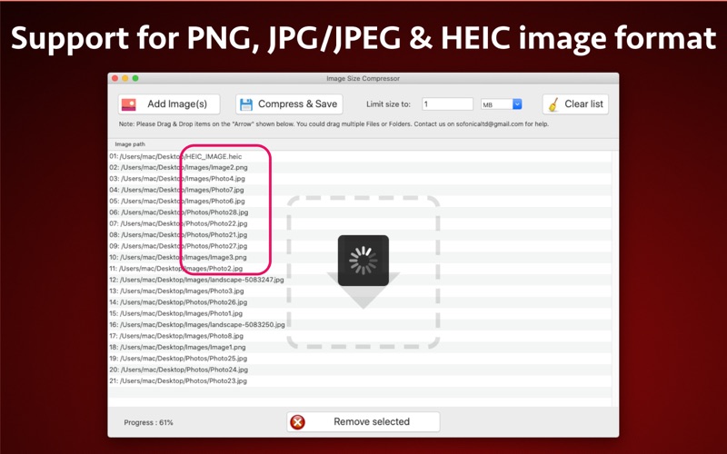 How to cancel & delete image size compressor 4