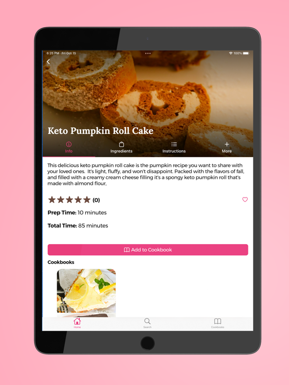 Fit To Serve Group iPad screenshot 2 - Food & Drink app