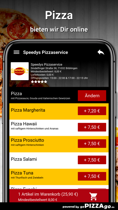 Speedys Pizzaservice Böblingen screenshot 5