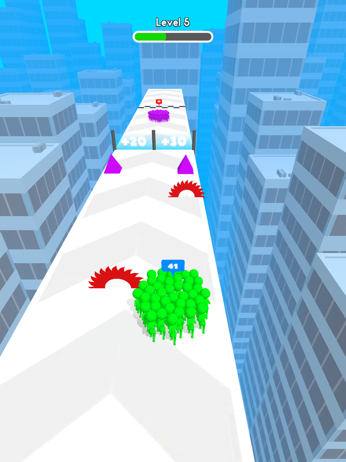 Hit Crowd 3D - Count Challenge