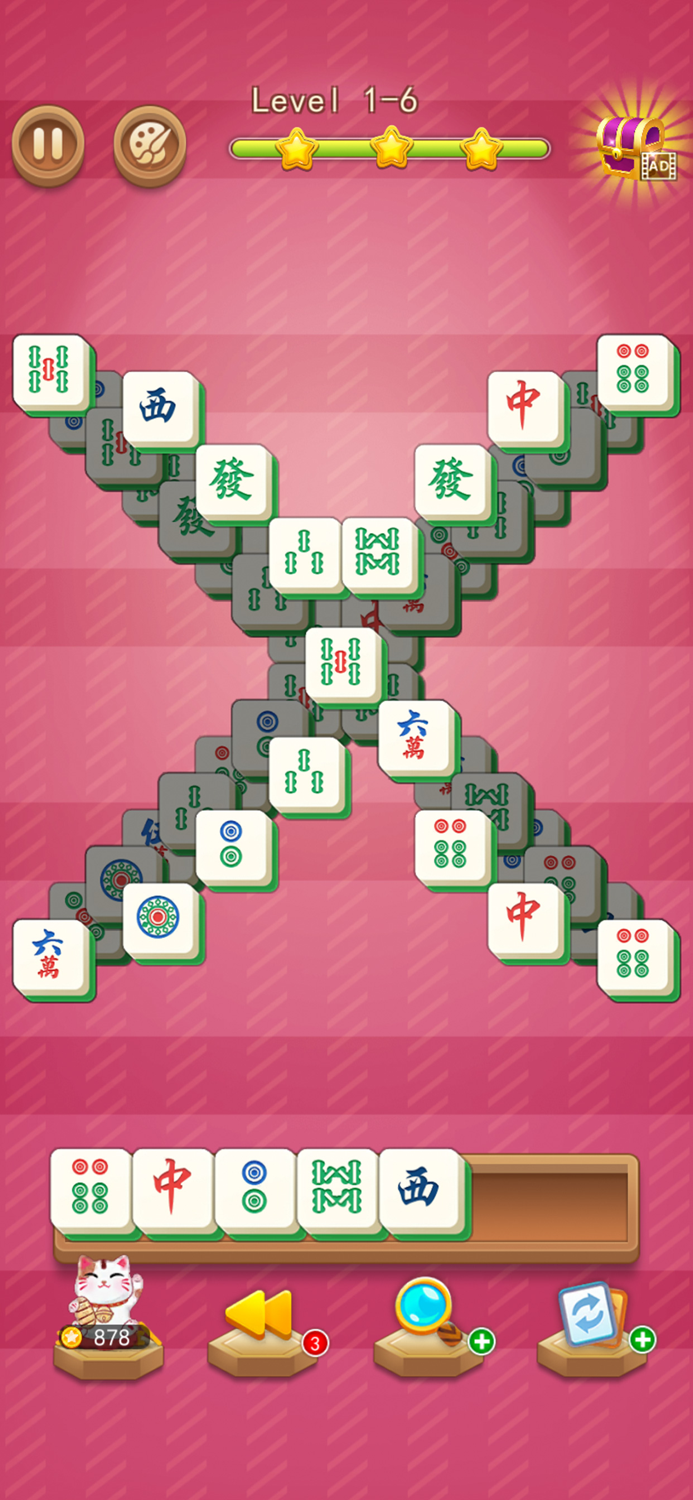 Mahjong Charm  Tiles Puzzle