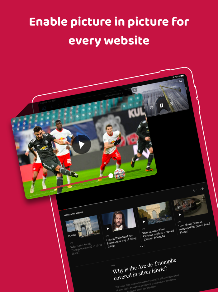 Web PiP Extension and Browser