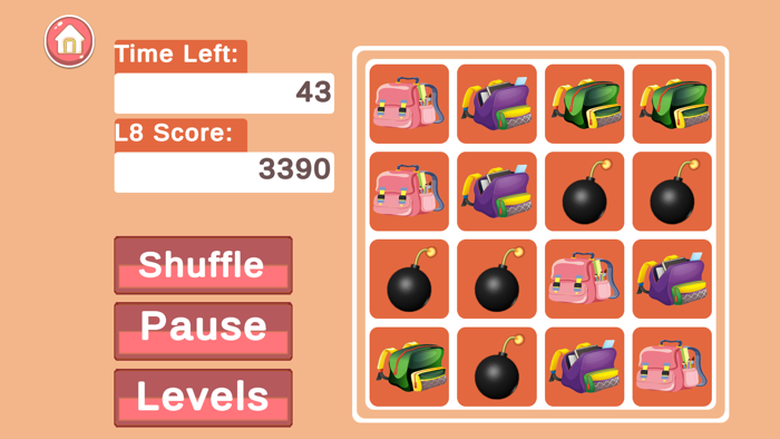 Backpack Bounce Match 3