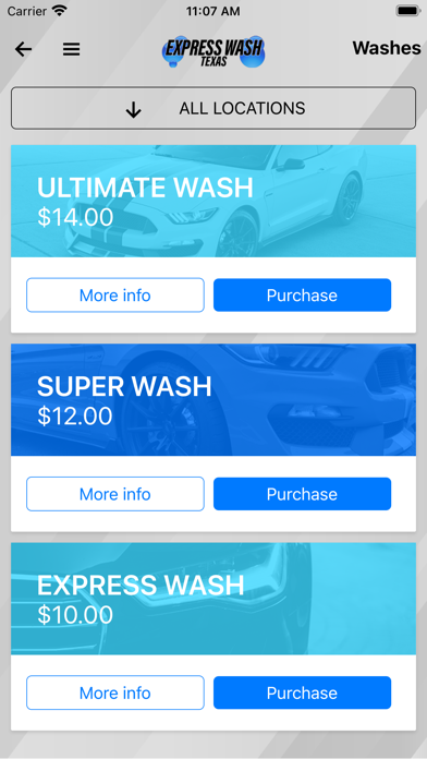 Express Wash Texas Screenshot