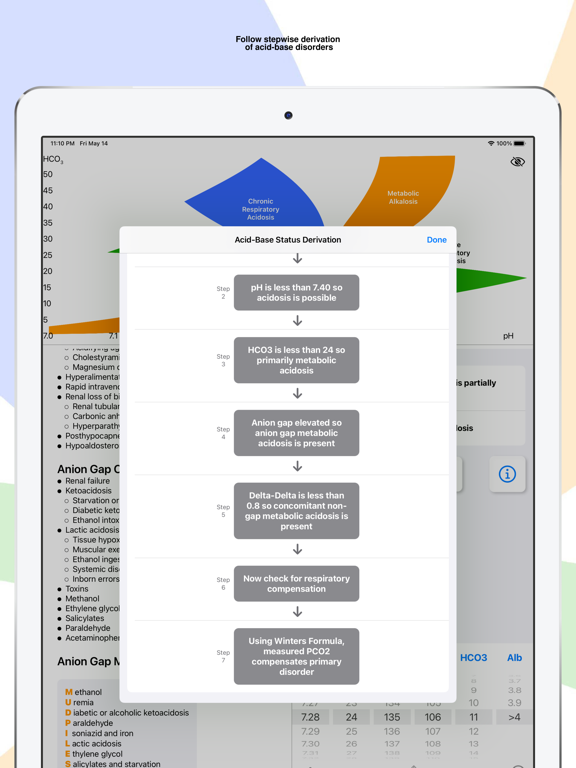 Screenshot #5 pour Acid Plus - The ABG Calculator
