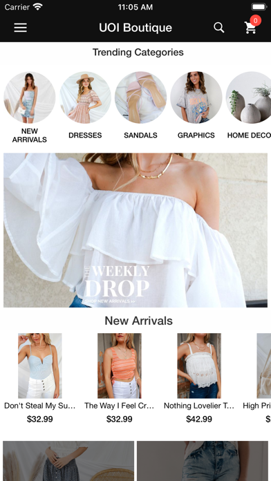 UOI Boutique Screenshot