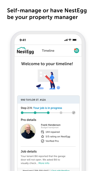 NestEgg: Rental Management App Screenshot